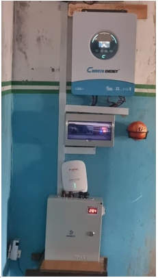 4.2 kVA / 4.5 kWh hybrid solar installation