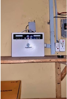 800 Wh solar generator installation